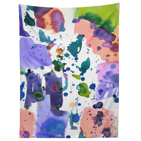 Amy Sia Watercolor Splatter Tapestry
