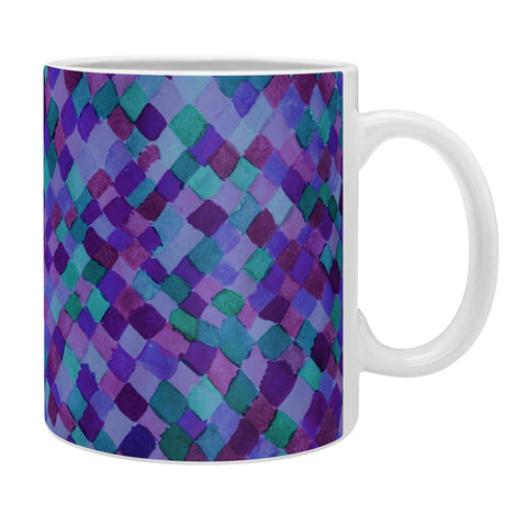 Amy Sia Watercolour Diamonds Plum Coffee Mug
