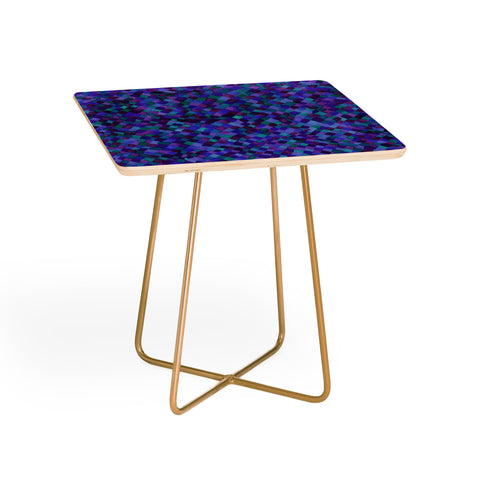 Amy Sia Watercolour Diamonds Plum Side Table