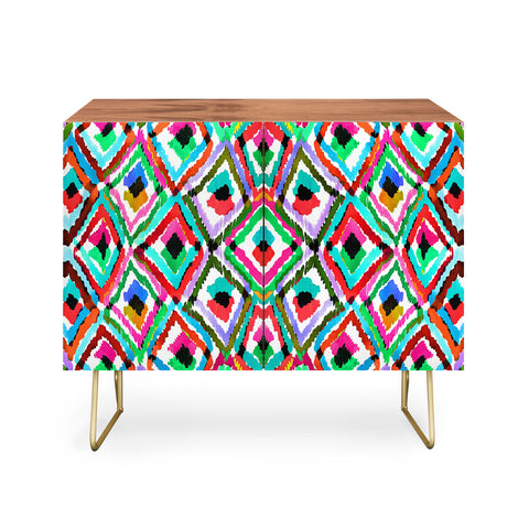 Amy Sia Watercolour Ikat 1 Credenza