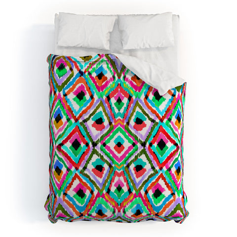 Amy Sia Watercolour Ikat 1 Duvet Cover