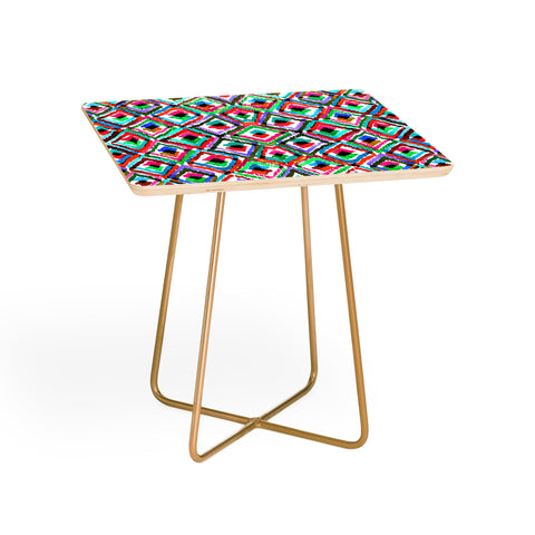 Amy Sia Watercolour Ikat 1 Side Table