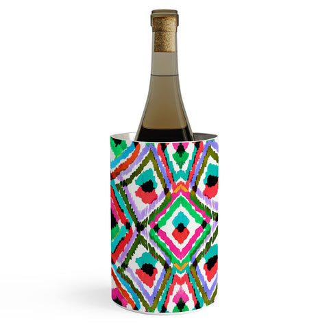 Amy Sia Watercolour Ikat 1 Wine Chiller