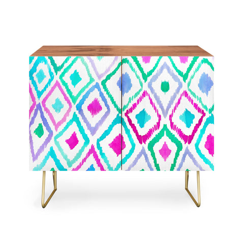 Amy Sia Watercolour Ikat 2 Credenza