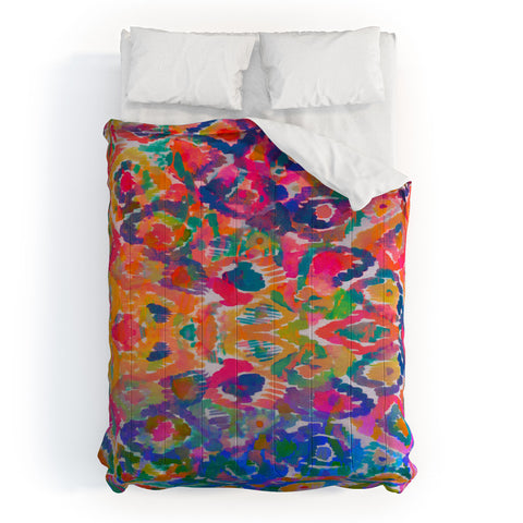 Amy Sia Watercolour Ikat 3 Comforter