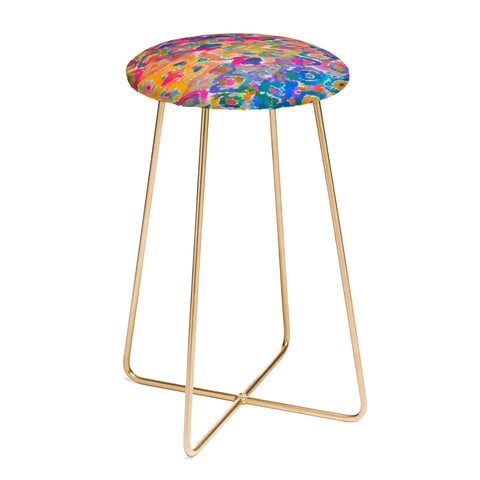 Amy Sia Watercolour Ikat 3 Counter Stool