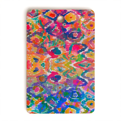 Amy Sia Watercolour Ikat 3 Cutting Board Rectangle