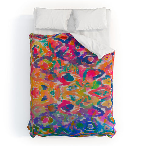 Amy Sia Watercolour Ikat 3 Duvet Cover