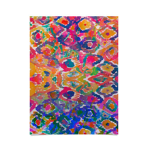 Amy Sia Watercolour Ikat 3 Poster