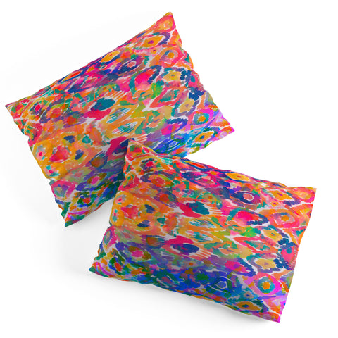 Amy Sia Watercolour Ikat 3 Pillow Shams