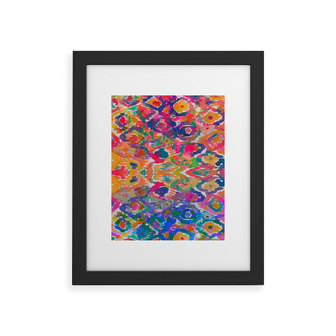 Amy Sia Watercolour Ikat 3 Framed Art Print