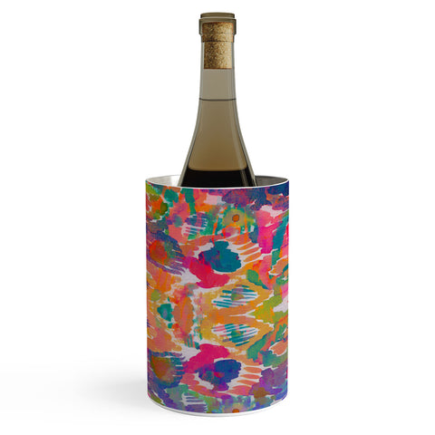 Amy Sia Watercolour Ikat 3 Wine Chiller