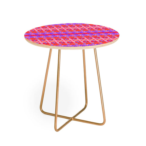 Amy Sia Watercolour Ikat 4 Round Side Table