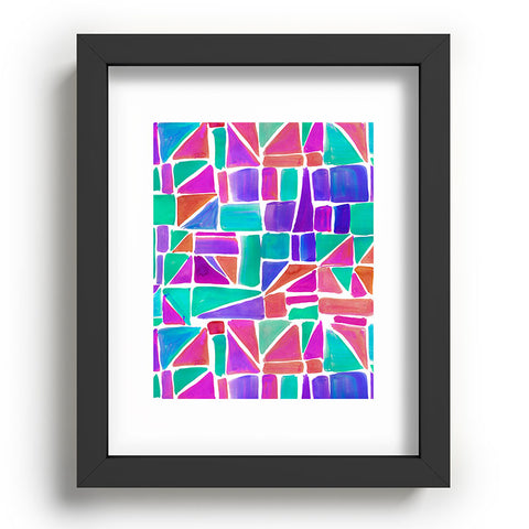 Amy Sia Watercolour Shapes 1 Recessed Framing Rectangle