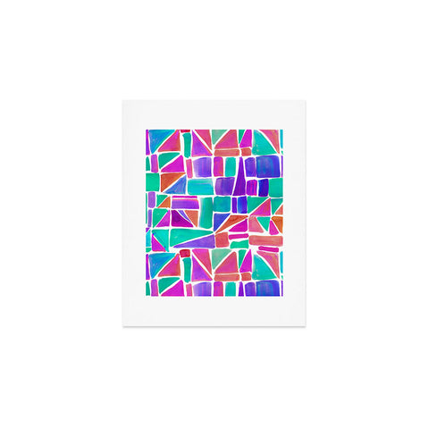 Amy Sia Watercolour Shapes 1 Art Print