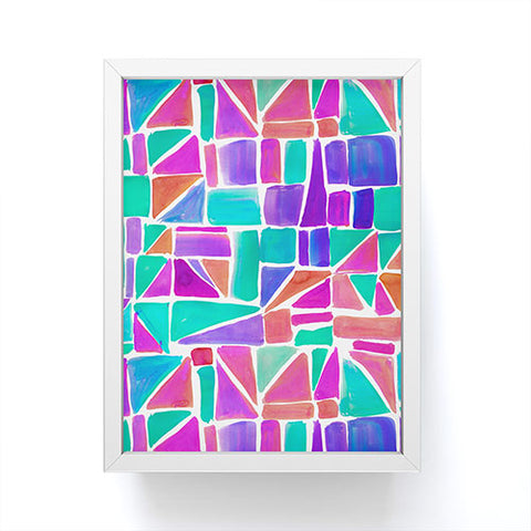 Amy Sia Watercolour Shapes 1 Framed Mini Art Print