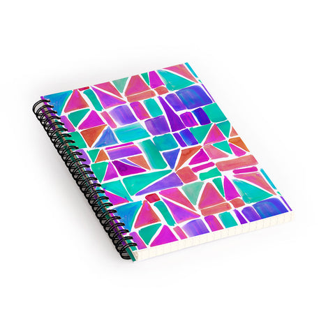 Amy Sia Watercolour Shapes 1 Spiral Notebook
