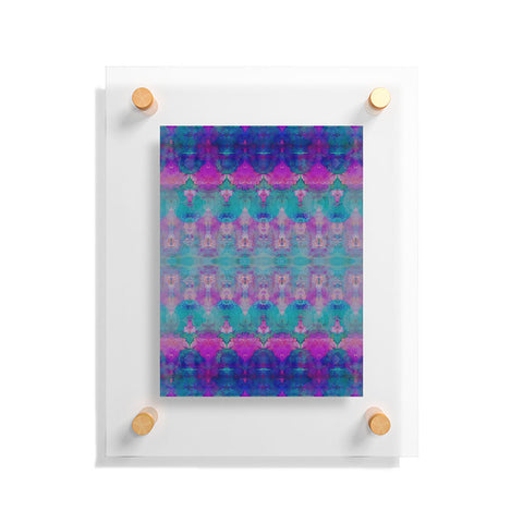 Amy Sia Watercolour Tribal Pink Floating Acrylic Print