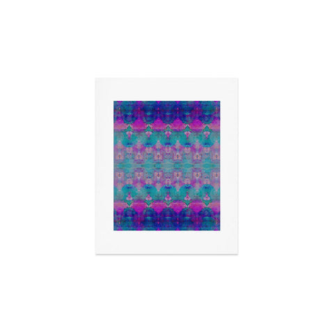 Amy Sia Watercolour Tribal Pink Art Print
