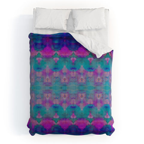 Amy Sia Watercolour Tribal Pink Comforter