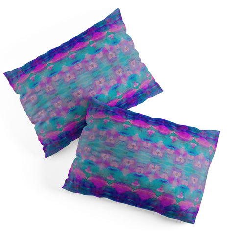 Amy Sia Watercolour Tribal Pink Pillow Shams
