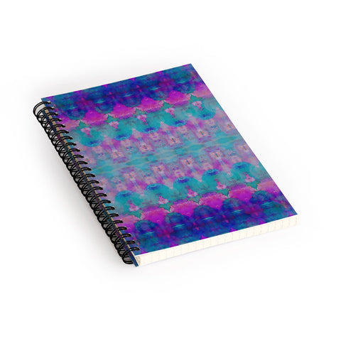 Amy Sia Watercolour Tribal Pink Spiral Notebook