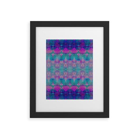 Amy Sia Watercolour Tribal Pink Framed Art Print