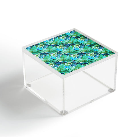 Amy Sia Welcome to the Jungle Palm Green Acrylic Box