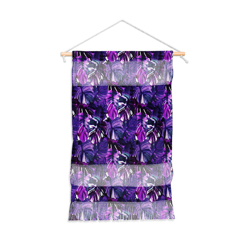 Amy Sia Welcome to the Jungle Palm Purple Wall Hanging Portrait