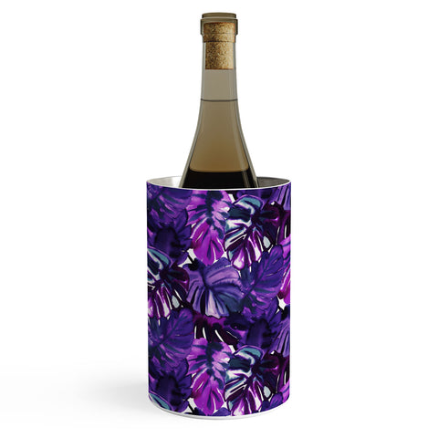 Amy Sia Welcome to the Jungle Palm Purple Wine Chiller