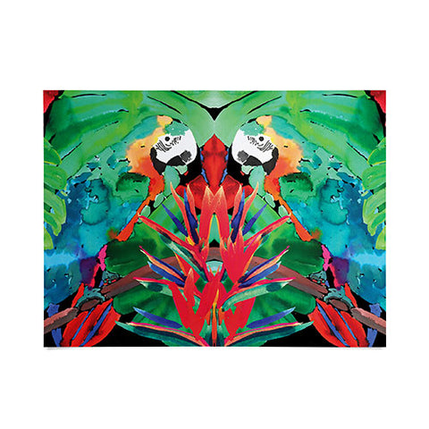 Amy Sia Welcome to the Jungle Parrot Poster