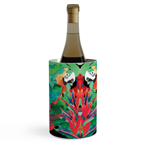 Amy Sia Welcome to the Jungle Parrot Wine Chiller