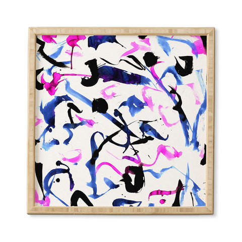 Amy Sia Zest Black and White Framed Wall Art