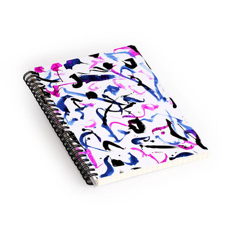 Amy Sia Zest Black and White Spiral Notebook