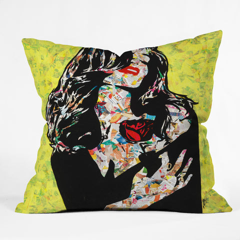 Amy Smith A rose by any other name Outdoor Throw Pillow