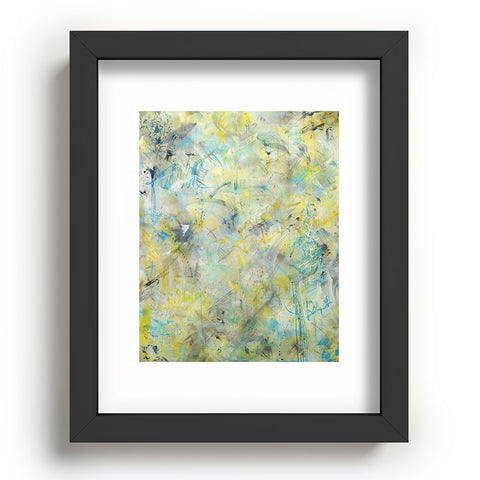 Amy Smith Abstract graffiti texture Recessed Framing Rectangle