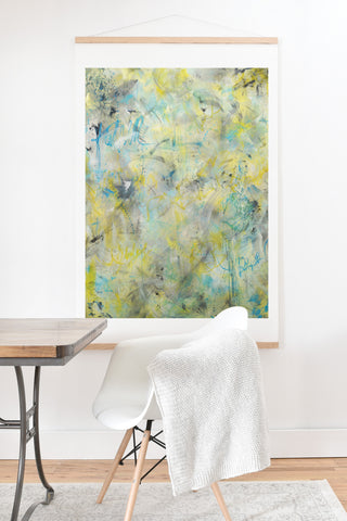 Amy Smith Abstract graffiti texture Art Print And Hanger