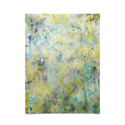 Amy Smith Abstract graffiti texture Poster