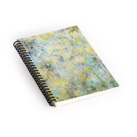 Amy Smith Abstract graffiti texture Spiral Notebook