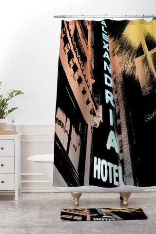 Amy Smith Alexandria Hotel Shower Curtain And Mat