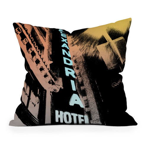 Amy Smith Alexandria Hotel Throw Pillow