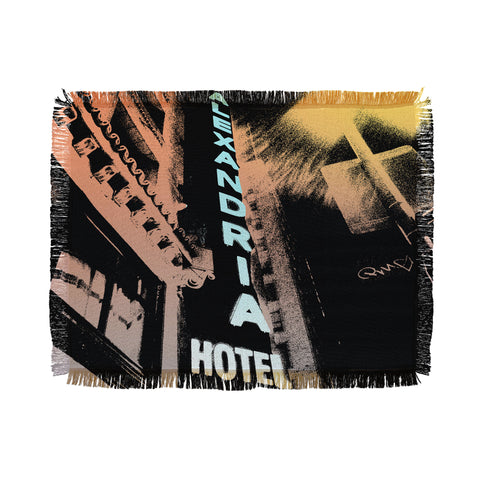Amy Smith Alexandria Hotel Throw Blanket