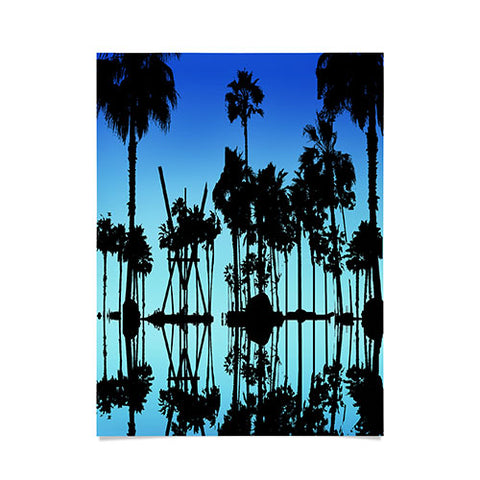 Amy Smith Blue Palms Poster