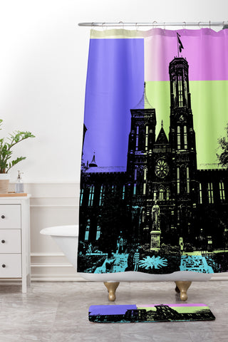 Amy Smith Cathedral Shower Curtain And Mat
