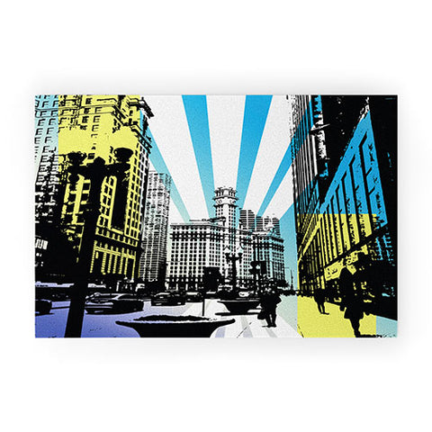 Amy Smith Chicago lights Welcome Mat