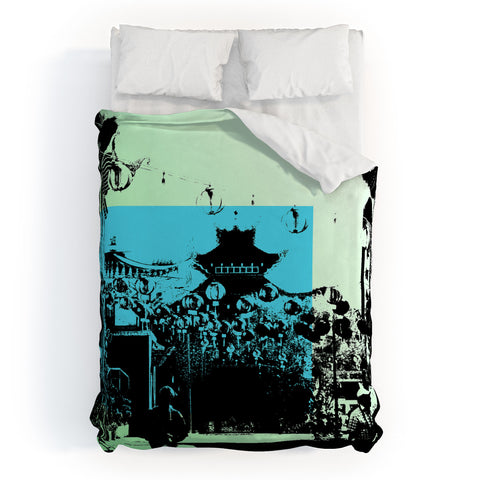 Amy Smith Chinatown Duvet Cover