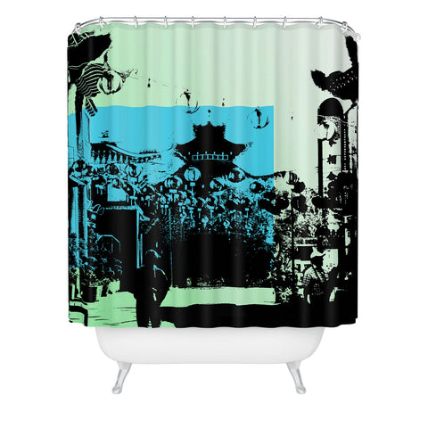 Amy Smith Chinatown Shower Curtain
