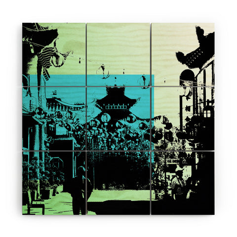Amy Smith Chinatown Wood Wall Mural