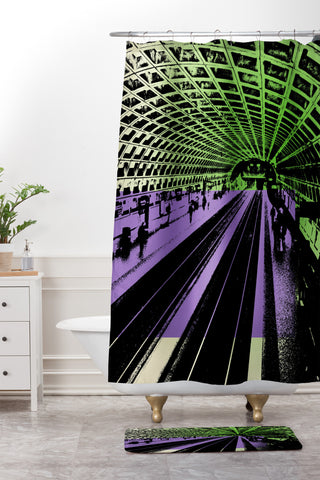 Amy Smith DC Metro Shower Curtain And Mat