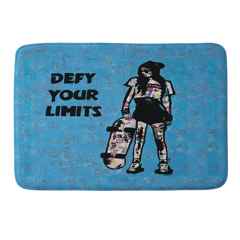 Amy Smith Defy your limits Memory Foam Bath Mat